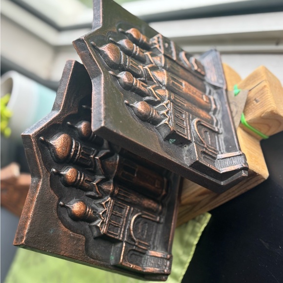 Vintage Copper Panno XV Century BLAGOVESHCHENSKY CATHEDRAL Museum Russian Art x2 - Picture 6 of 7